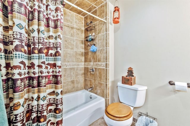 3692 County Road 7, Craig, CO 81625 - bathroom featuring shower / bath combination with curtain and toilet