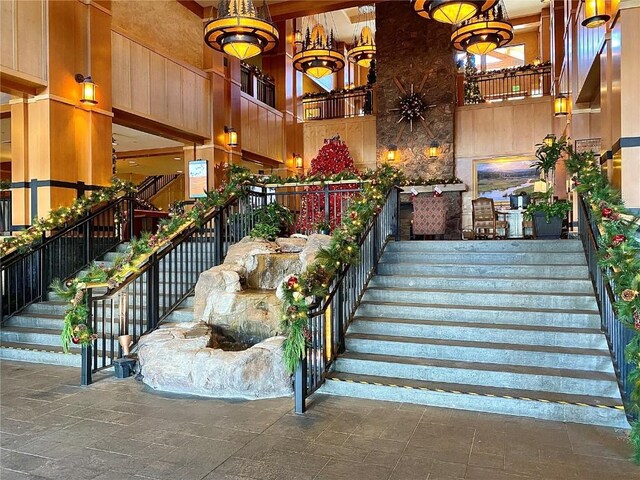 view of stairs