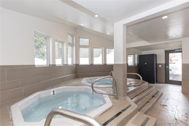 1173 Ski Hill Rd Unit 131, Breckenridge, CO 80424 - view of swimming pool featuring an in-ground hot tub
