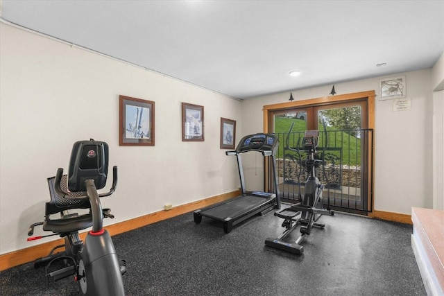 2350 Ski Trail Ln Unit 313, Steamboat Springs, CO 80487 - exercise room with baseboards