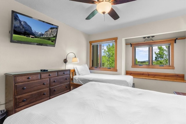 2350 Ski Trail Ln Unit 313, Steamboat Springs, CO 80487 - bedroom with ceiling fan
