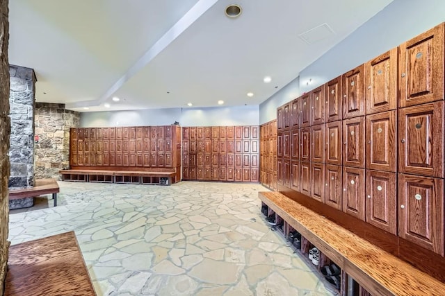 505 S Main St Unit 1313, Breckenridge, CO 80424 - interior space featuring recessed lighting and stone floors