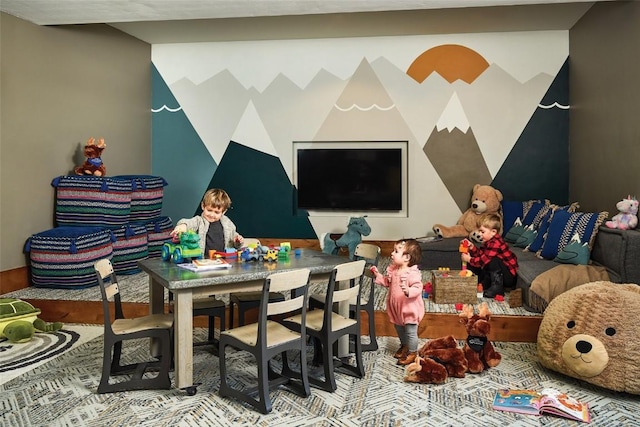2250 Apres Ski Way Unit R-702, Steamboat Springs, CO 80487 - recreation room with lofted ceiling