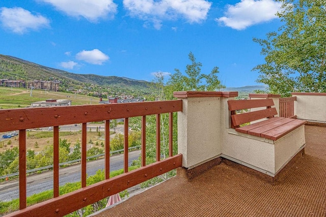 1800 Burgess Creek Rd SW Unit 209, Steamboat Springs, CO 80487 - balcony with a mountain view