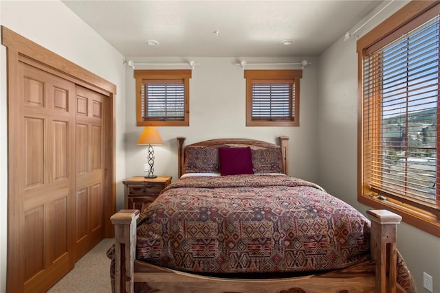 46 Sage View Ct, Dillon, CO 80435 - carpeted bedroom with a closet and multiple windows