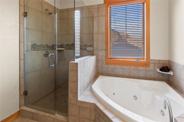 46 Sage View Ct, Dillon, CO 80435 - full bath featuring a shower stall and a jetted tub