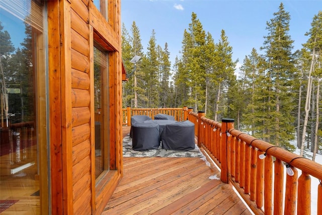 407 S Puma Pl, Fairplay, CO 80440 - view of wooden terrace