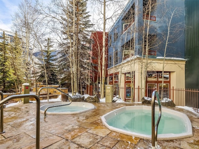 140 Ida Belle Dr Unit 8292, Keystone, CO 80435 - view of swimming pool with a hot tub