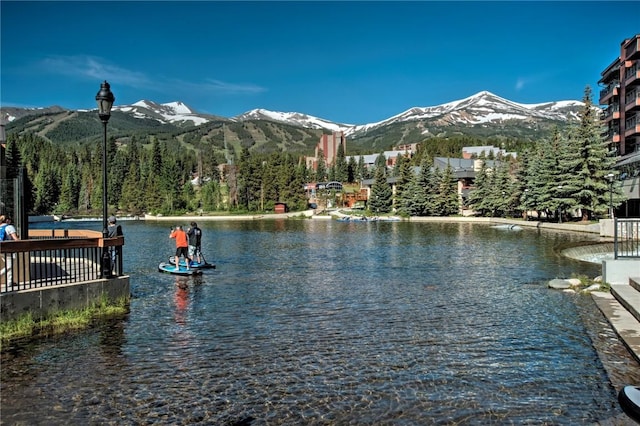 765 Columbine Rd Unit C103, Breckenridge, CO 80424 - water view featuring mountains