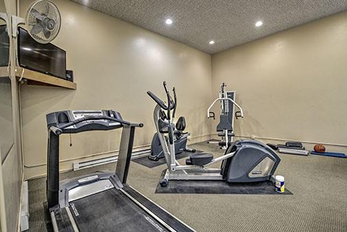 765 Columbine Rd Unit C103, Breckenridge, CO 80424 - exercise room with a textured ceiling and recessed lighting