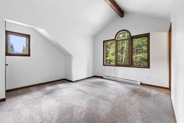 272 Doris Dr, Breckenridge, CO 80424 - bonus room featuring a baseboard heating unit, carpet, and baseboards