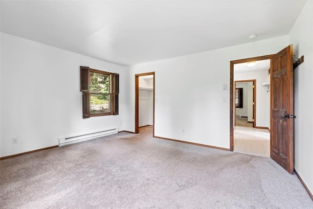 272 Doris Dr, Breckenridge, CO 80424 - spare room featuring baseboard heating, light carpet, baseboards, and a smoke detector