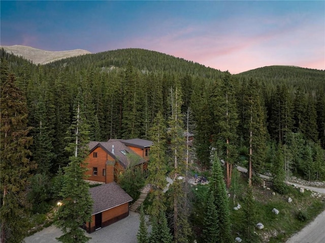 272 Doris Dr, Breckenridge, CO 80424 - view of mountain background featuring a forest