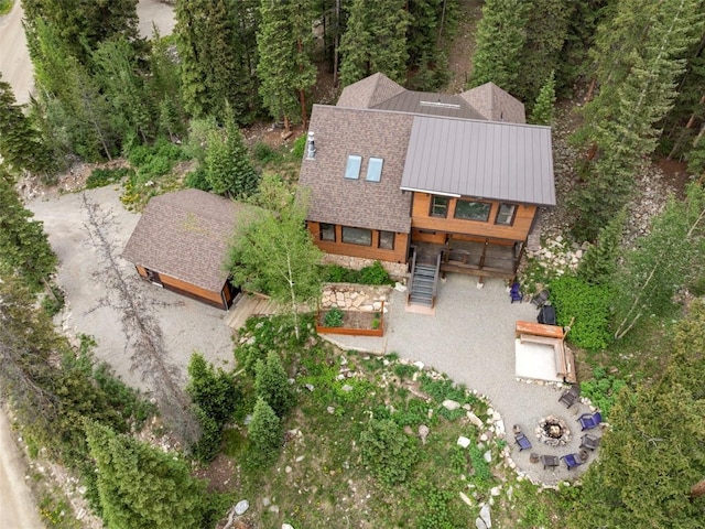 272 Doris Dr, Breckenridge, CO 80424 - view from above of property