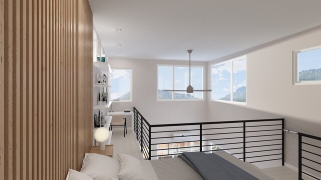 185 Lusher Ct Unit 203, Frisco, CO 80443 - stairs featuring baseboards and ceiling fan
