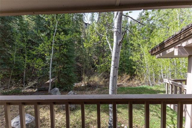 2735 Burgess Creek Rd Unit 11, Steamboat Springs, CO 80487 - view of yard featuring a wooded view