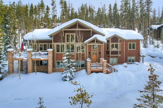 view of front facade featuring a garage and board and batten siding