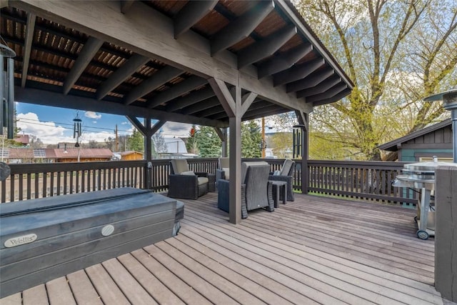 77 Lincoln St, Yampa, CO 80483 - view of wooden deck