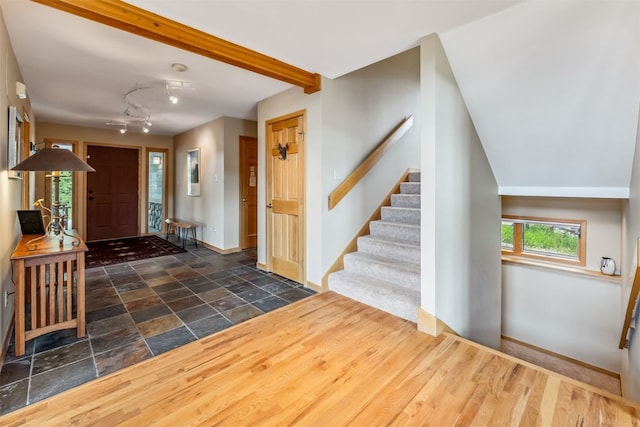 1118 Penstemon Rd, Dillon, CO 80435 - foyer entrance with baseboards and stairway