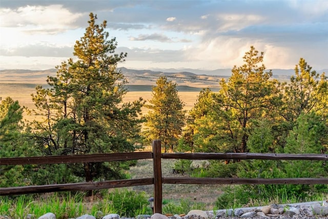 664 Tonkawa Rd, Hartsel, CO 80449 - water view featuring a mountainous background