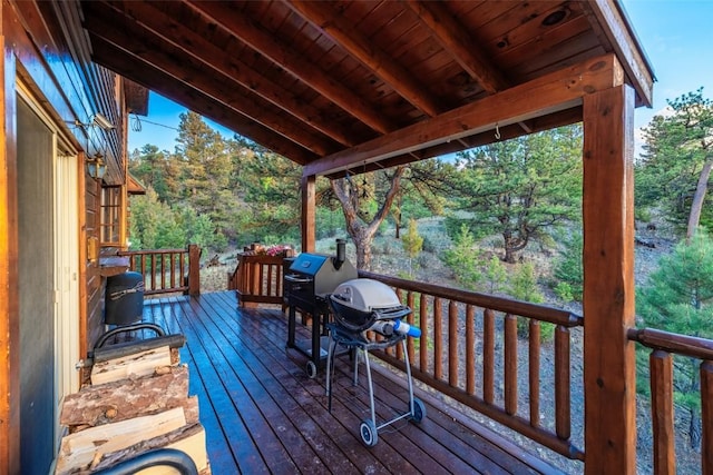 664 Tonkawa Rd, Hartsel, CO 80449 - view of wooden deck