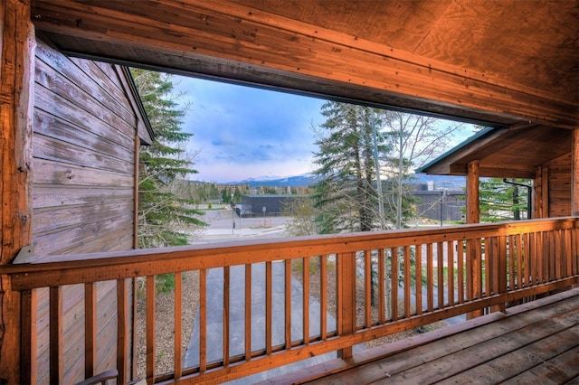 7 Lookout Ridge Dr Unit 7, Dillon, CO 80435 - wooden deck with a mountain view