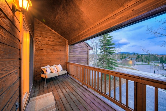 7 Lookout Ridge Dr Unit 7, Dillon, CO 80435 - wooden deck with a mountain view