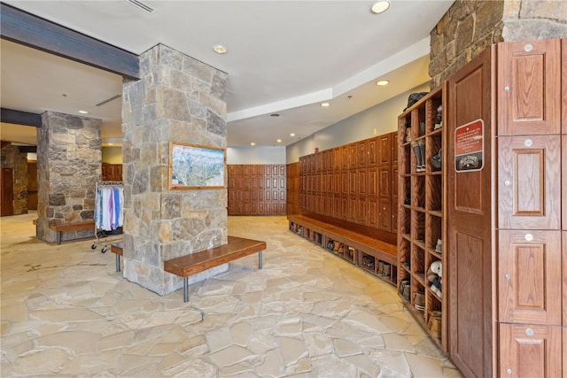 505A S Main St Unit 1204, Breckenridge, CO 80424 - wine room with recessed lighting and stone floors