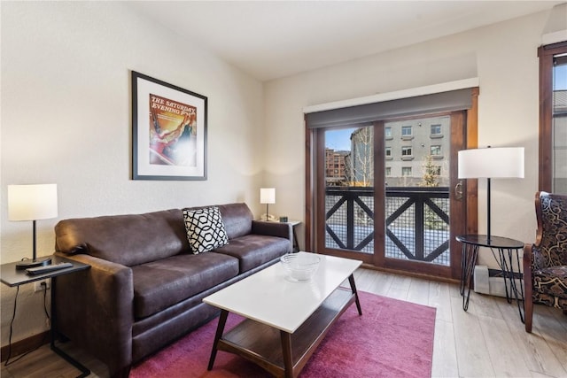 505A S Main St Unit 1204, Breckenridge, CO 80424 - living room with wood finished floors