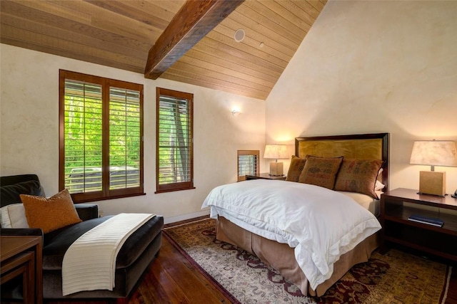 33225 Painted Pony Ln, Steamboat Springs, CO 80487 - bedroom featuring wood finished floors and wood ceiling