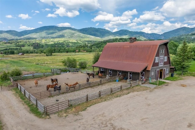 33225 Painted Pony Ln, Steamboat Springs, CO 80487 - view of mountain background featuring rural landscape and agricultural land