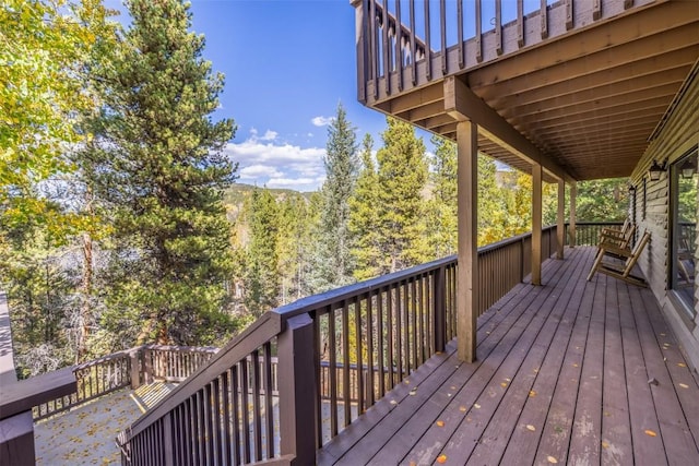537 Moonstone Rd, Breckenridge, CO 80424 - view of wooden terrace