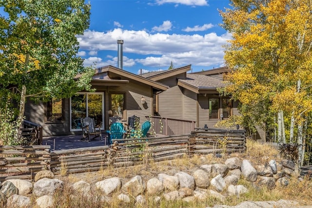 537 Moonstone Rd, Breckenridge, CO 80424 - rear view of property with a patio area