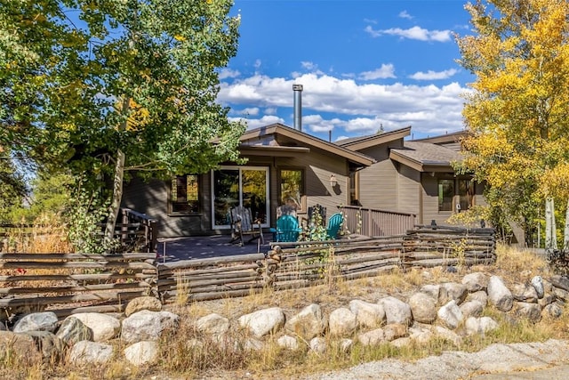 537 Moonstone Rd, Breckenridge, CO 80424 - view of front of property with a patio area
