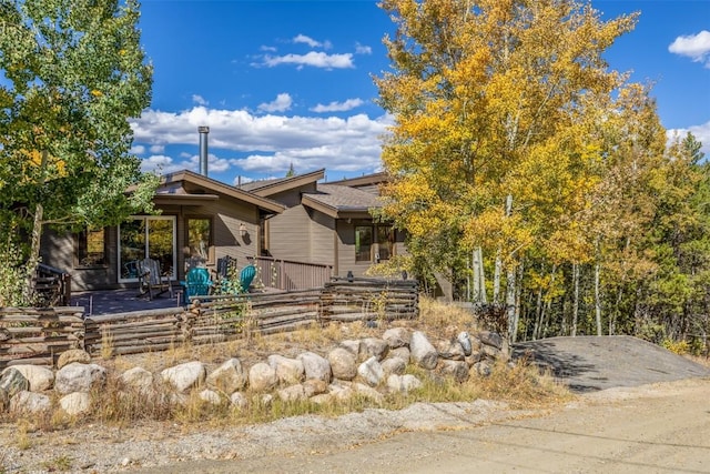 537 Moonstone Rd, Breckenridge, CO 80424 - view of front of property with a patio area