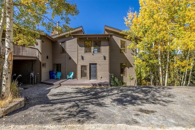 537 Moonstone Rd, Breckenridge, CO 80424 - rear view of property featuring a wooden deck