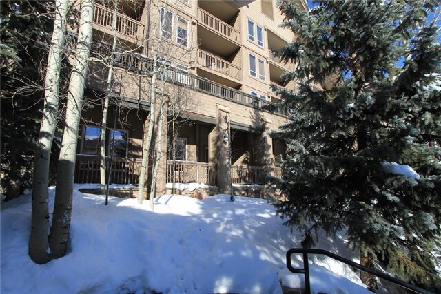 172 Copper Cir Unit 101, Copper Mountain, CO 80443 - view of snow covered property