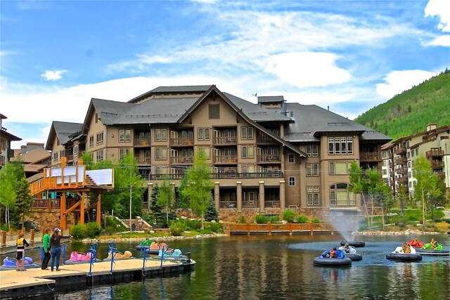 172 Copper Cir Unit 101, Copper Mountain, CO 80443 - view of building exterior with a water view