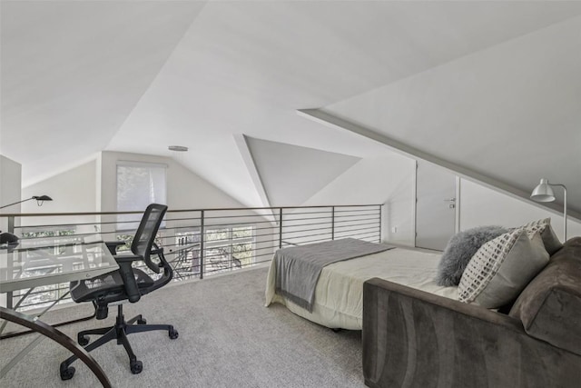 405 Creekside Dr, Frisco, CO 80443 - bedroom with carpet and vaulted ceiling