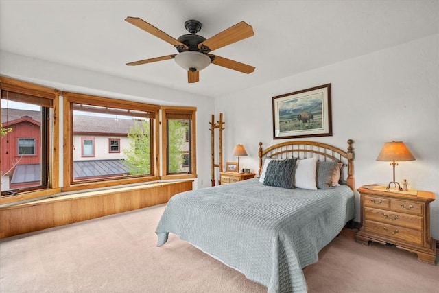 1088 Longview Cir Unit 1, Steamboat Springs, CO 80487 - bedroom with carpet floors and a ceiling fan