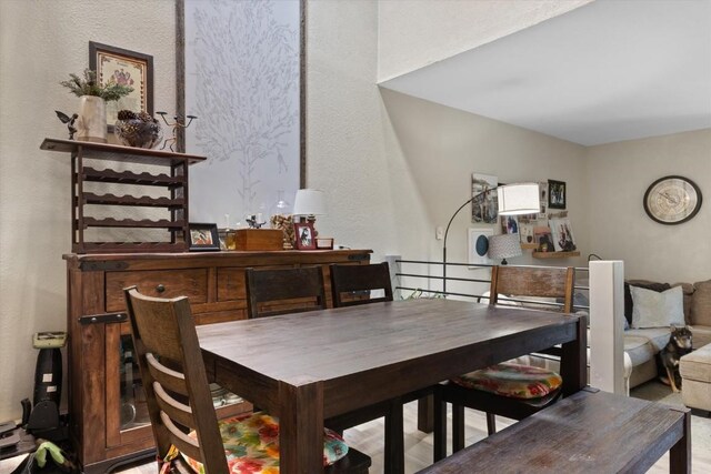 2146 Aster Pl Unit 3, Steamboat Springs, CO 80487 - dining area featuring a textured wall