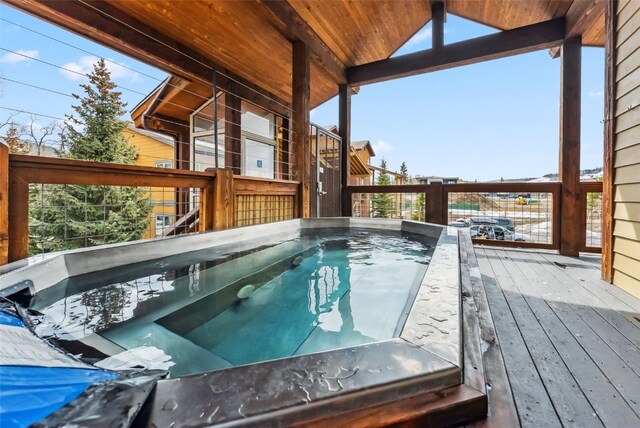 850 Blue River Pkwy Unit E5, Silverthorne, CO 80498 - view of swimming pool featuring a deck