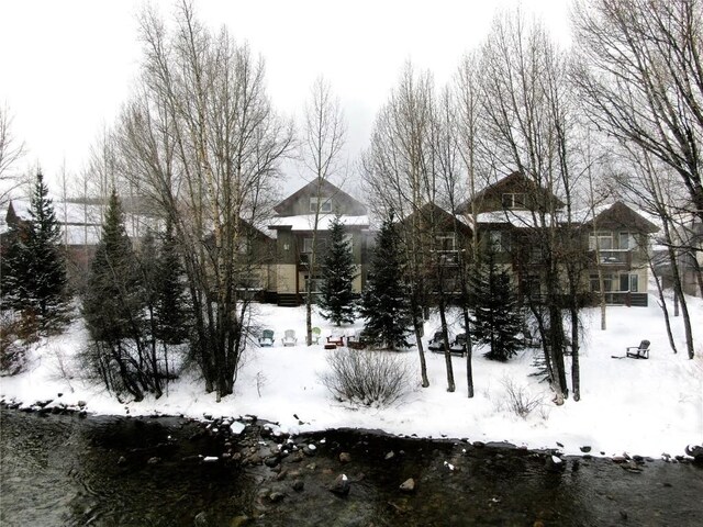850 Blue River Pkwy Unit E5, Silverthorne, CO 80498 - view of yard covered in snow