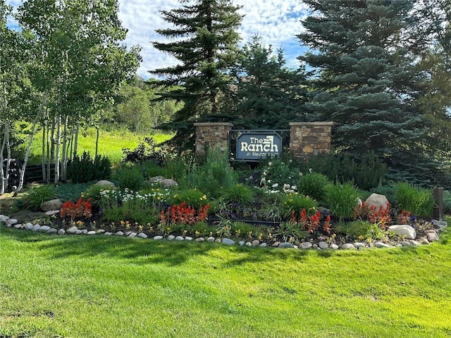 1675 Ranch Rd Unit 410, Steamboat Springs, CO 80487 - community / neighborhood sign with a yard