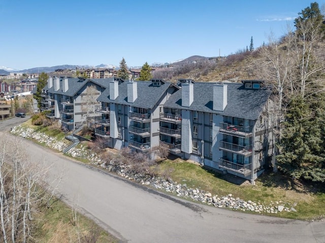 2626 Longthong Rd Unit 203, Steamboat Springs, CO 80487 - aerial view featuring a mountain view