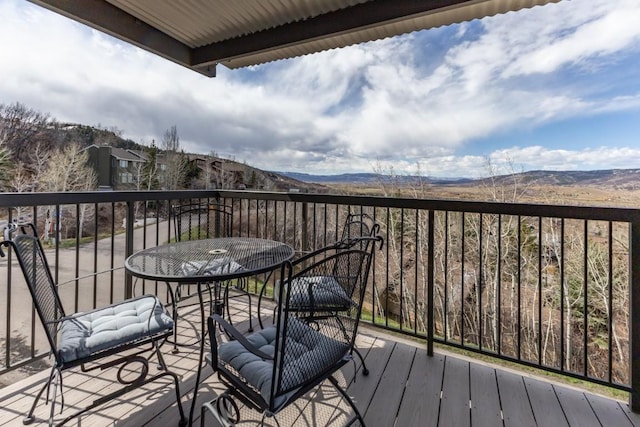 2626 Longthong Rd Unit 203, Steamboat Springs, CO 80487 - balcony with a mountain view