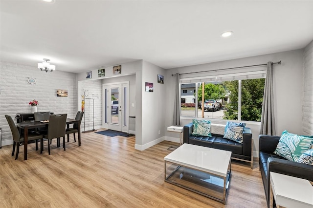 13 Cedar Ct Unit 13, Steamboat Springs, CO 80487 - living area featuring a chandelier, light wood finished floors, and recessed lighting