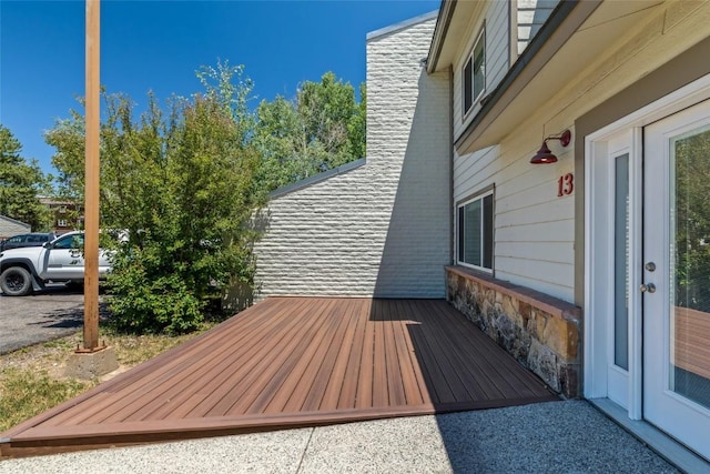13 Cedar Ct Unit 13, Steamboat Springs, CO 80487 - view of wooden terrace
