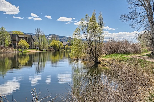 835 Weiss Cir Unit 2, Steamboat Springs, CO 80487 - water view featuring a mountainous background