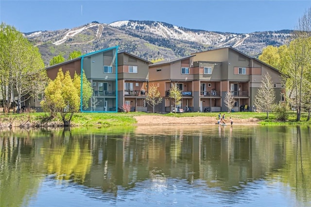 835 Weiss Cir Unit 2, Steamboat Springs, CO 80487 - water view featuring mountains